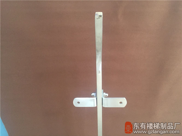 單扁不銹鋼玻璃護欄立柱DY-8136厚玻璃夾