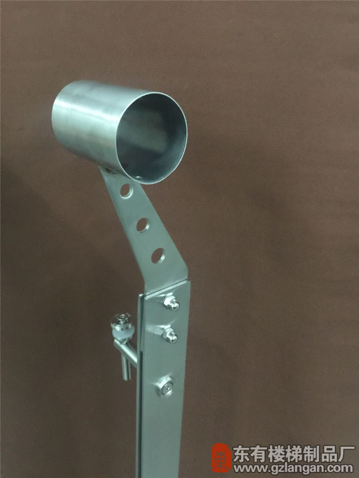 穿管陽臺玻璃不銹鋼欄桿立柱DY-8144厚穿管件