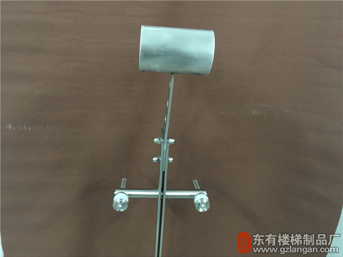 穿管陽臺玻璃不銹鋼欄桿立柱DY-8144刀頭激光開弧