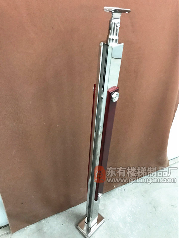 850mm*50*10mm空心管狀夾木立柱