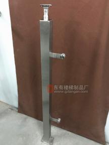 不銹鋼管狀玻璃欄桿扶手立柱實拍