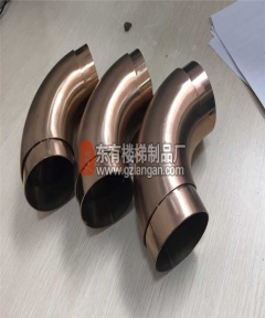 玫瑰金不銹鋼彎頭(DLPJ-116)