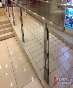 時尚又個性的通道不銹鋼扶手激光立柱