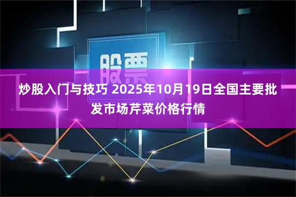 炒股入门与技巧 2025年10月19日全国主要批发市场芹菜价格行情